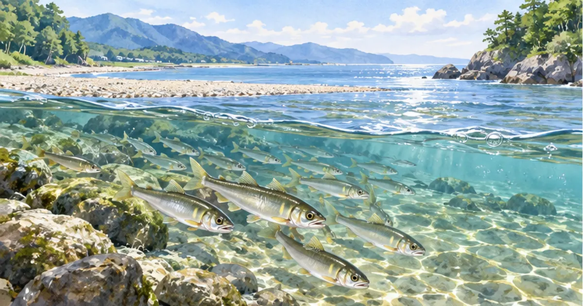 アユの一生と回遊｜海と川を結ぶ年魚の遡上と堰の影響