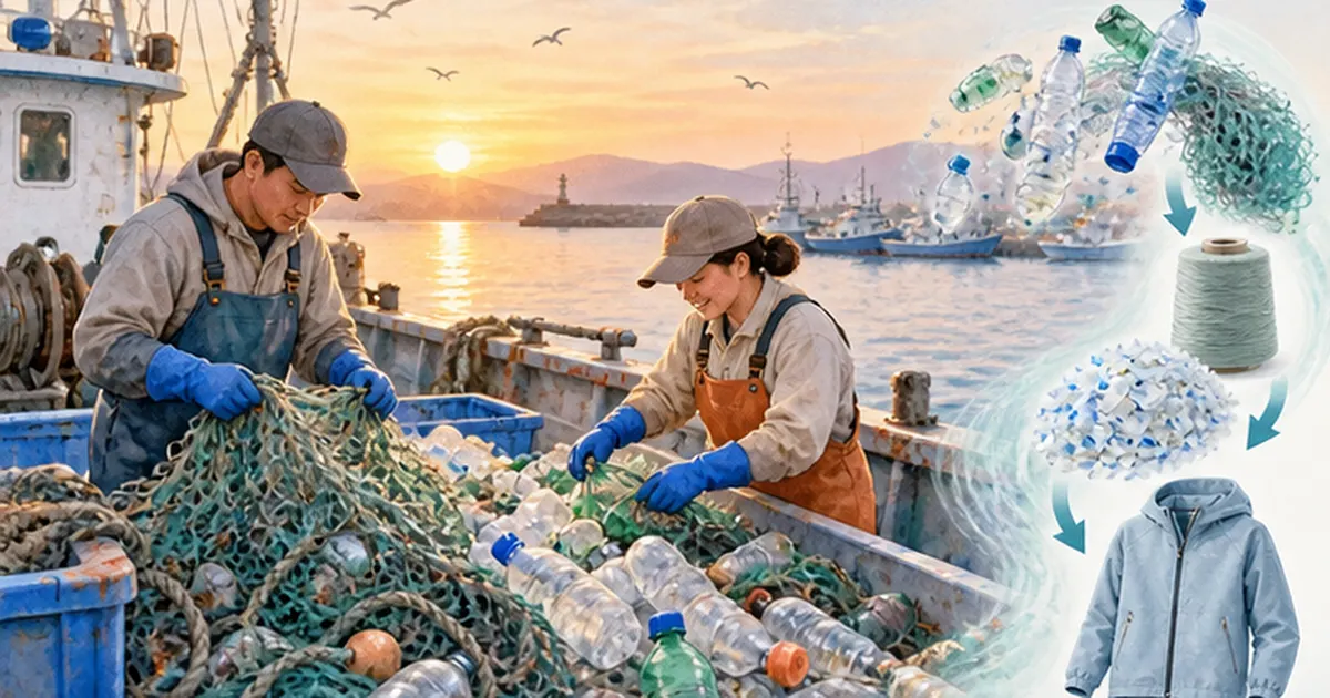 ECOALFの海洋ごみ再生ファッション
