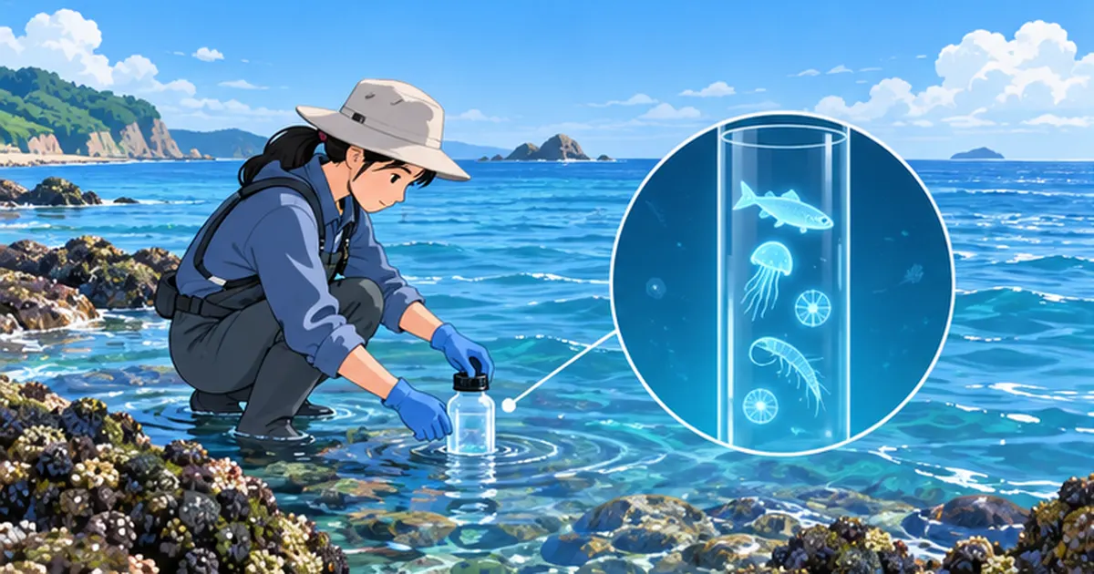環境DNAとは｜水一杯で海の生き物がわかる仕組み