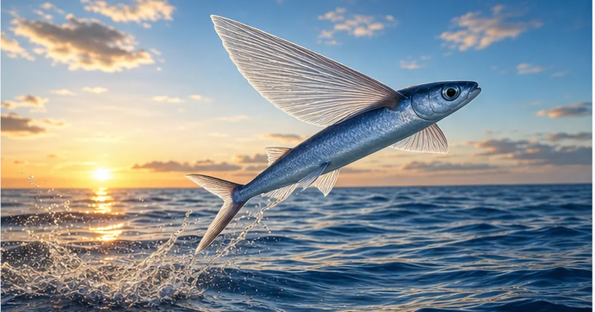 トビウオはなぜ飛ぶのか：400m滑空を生む翼と海面すれすれの物理