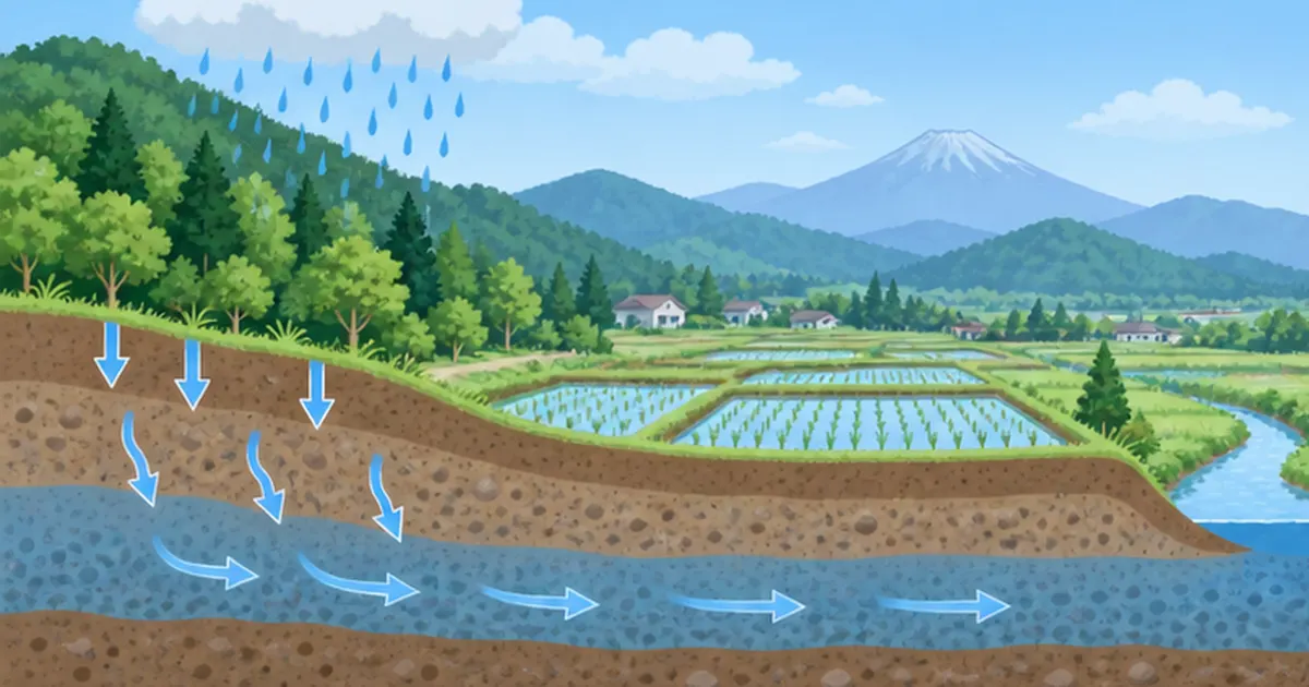 地下水はどこから来るのか｜涵養と地盤沈下の科学