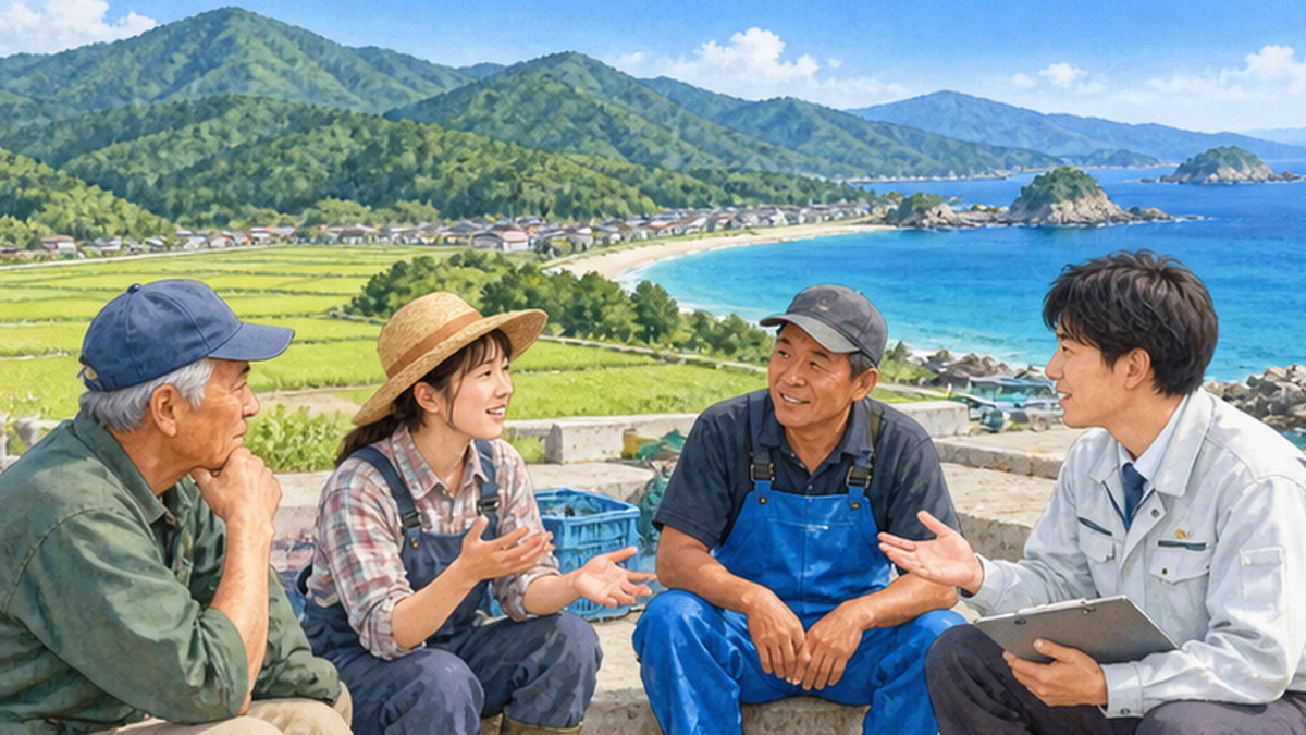 地下水マネジメントの関係者が協力して水を守るイメージ
