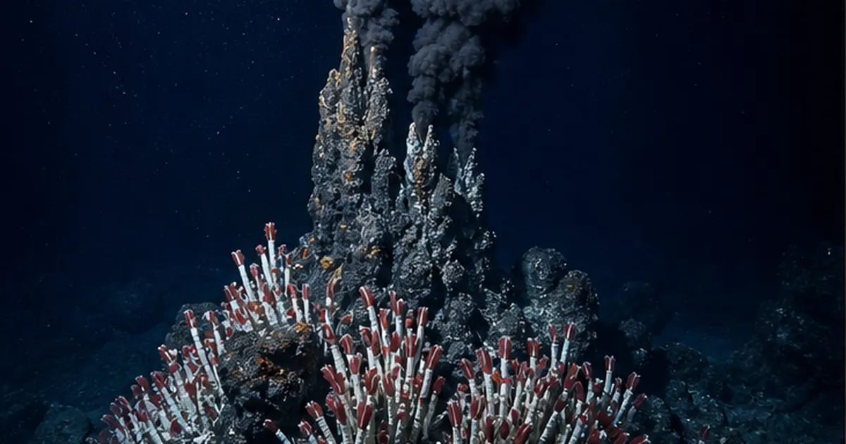 熱水噴出孔の生態系とは？太陽なしで生きる深海生物と生命の起源