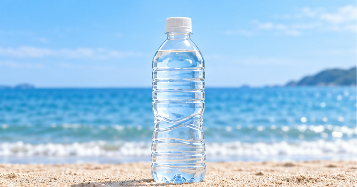 い・ろ・は・す ラベルレスとは｜再生PETで海ごみ減