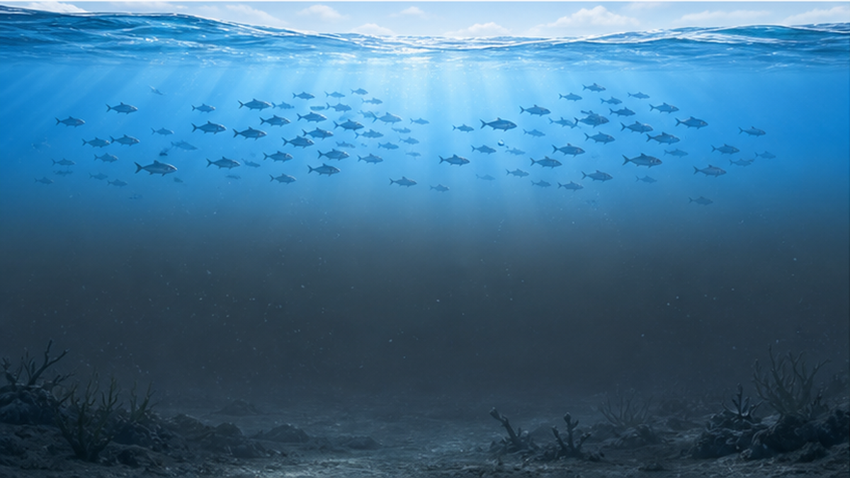海洋の貧酸素化が進む海域を示す模式図