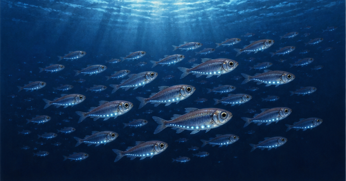 ハダカイワシと深海散乱層｜夜に昇る光る魚群の正体