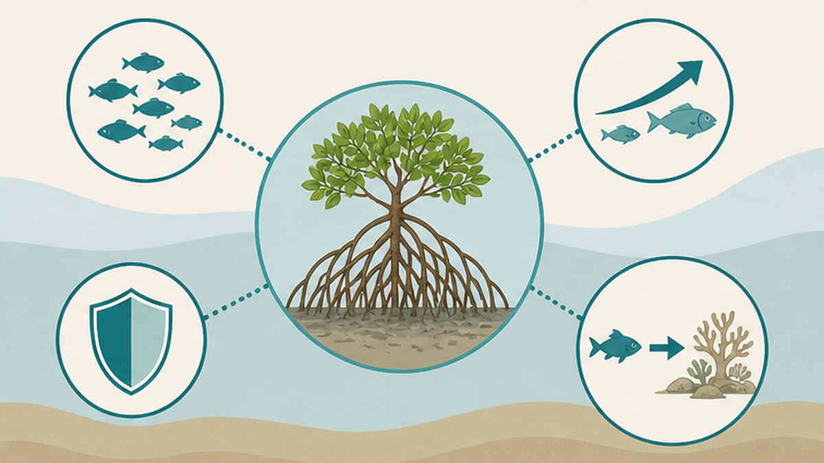 Diagram of the four nursery conditions: density, growth, survival and movement
