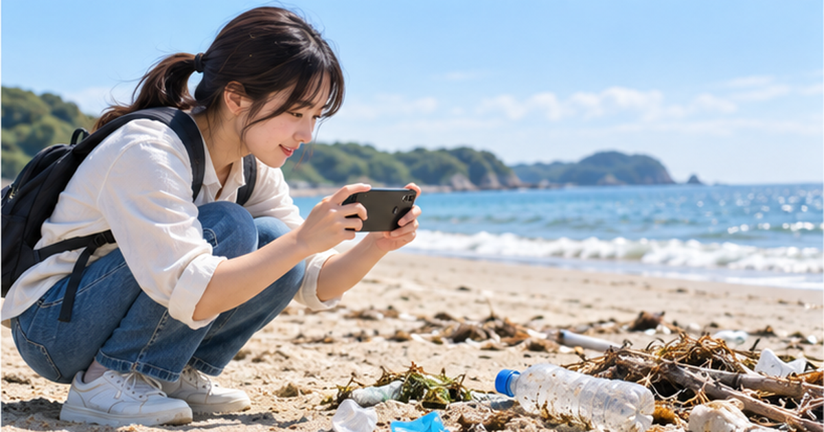 スマホで海ごみ調査｜市民科学とデータが動かす政策