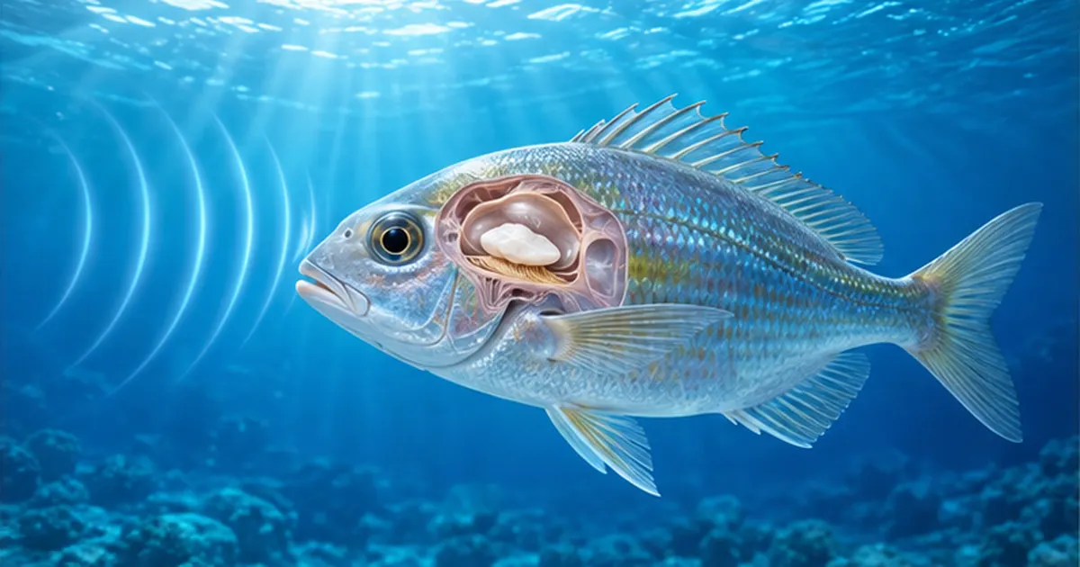魚の聴覚の仕組み｜耳石と側線で聞く水中の音