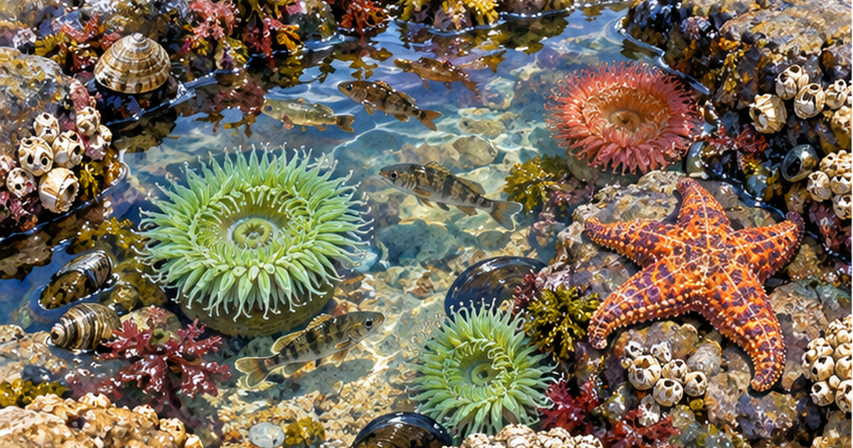 潮だまりの生態学｜極限環境に生きる磯の生物