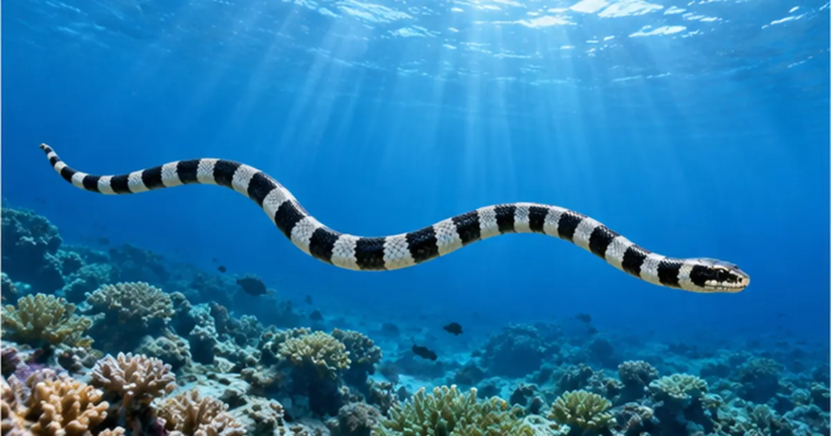 ウミヘビが海で生きる仕組み｜皮膚呼吸と毒