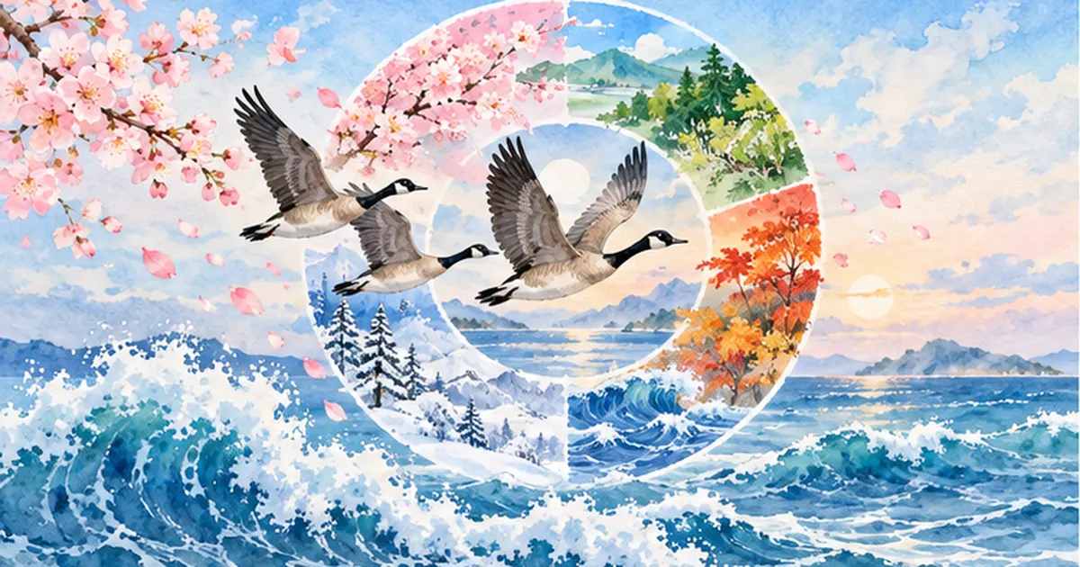 七十二候とは？暦と生物季節観測のズレ