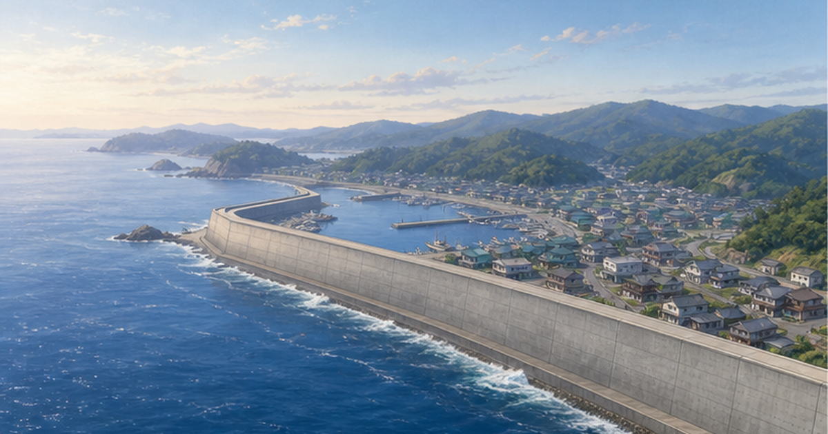 Japan's Giant Seawalls: What They Protect and What They Changed — The Post-Tsunami Debate and the Choices of Kesennuma and Onagawa