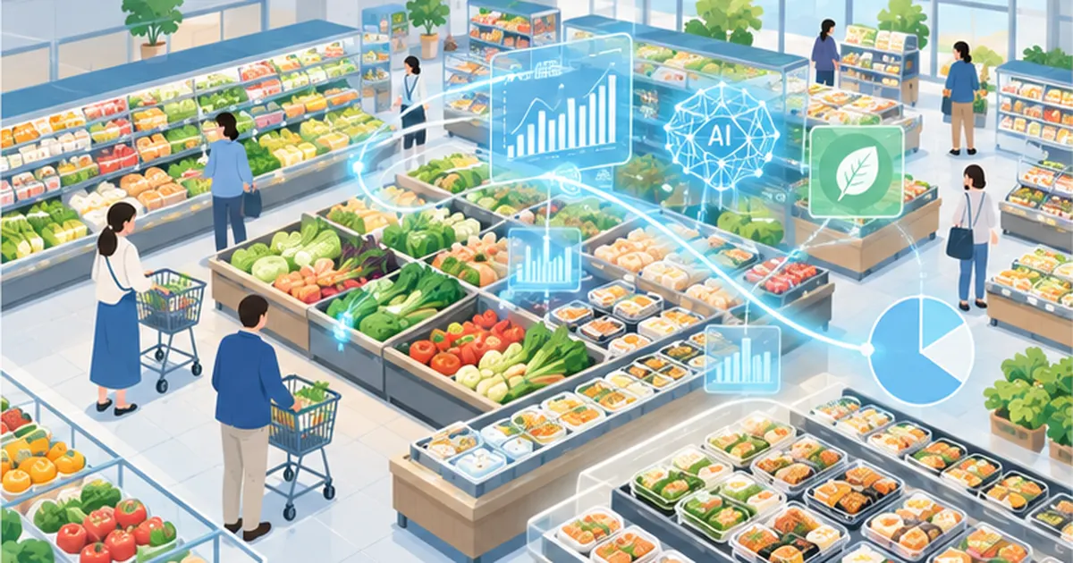 スーパーの食品ロス削減術とAI発注の仕組み