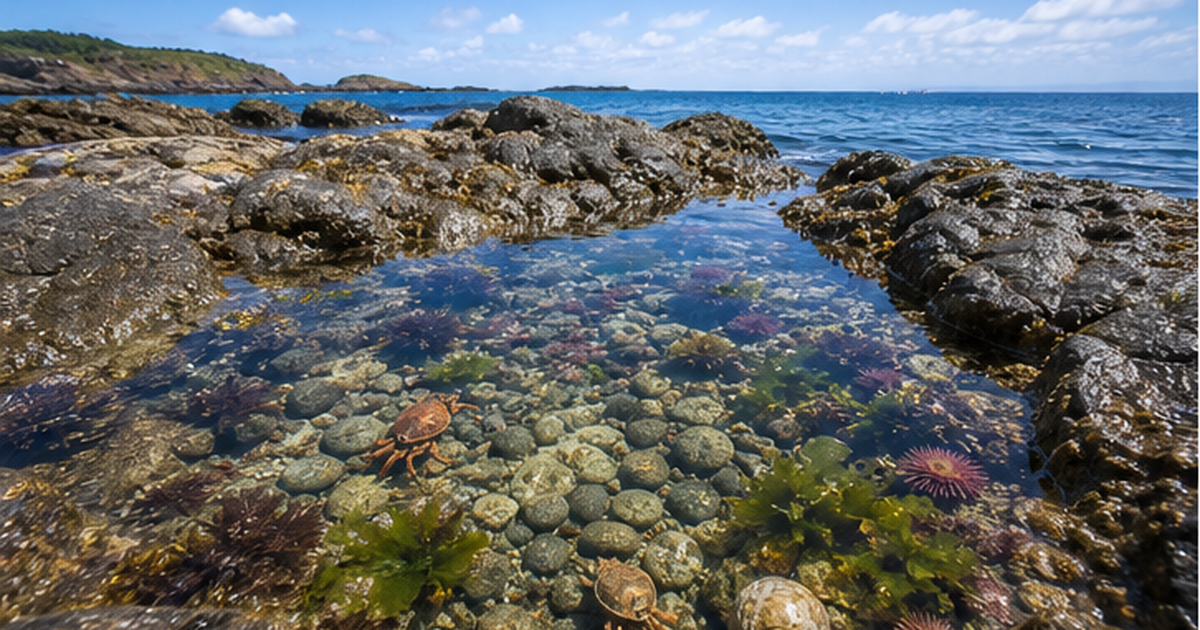 潮だまり（タイドプール）の生き物図鑑｜過酷な環境への適応と磯観察の楽しみ方