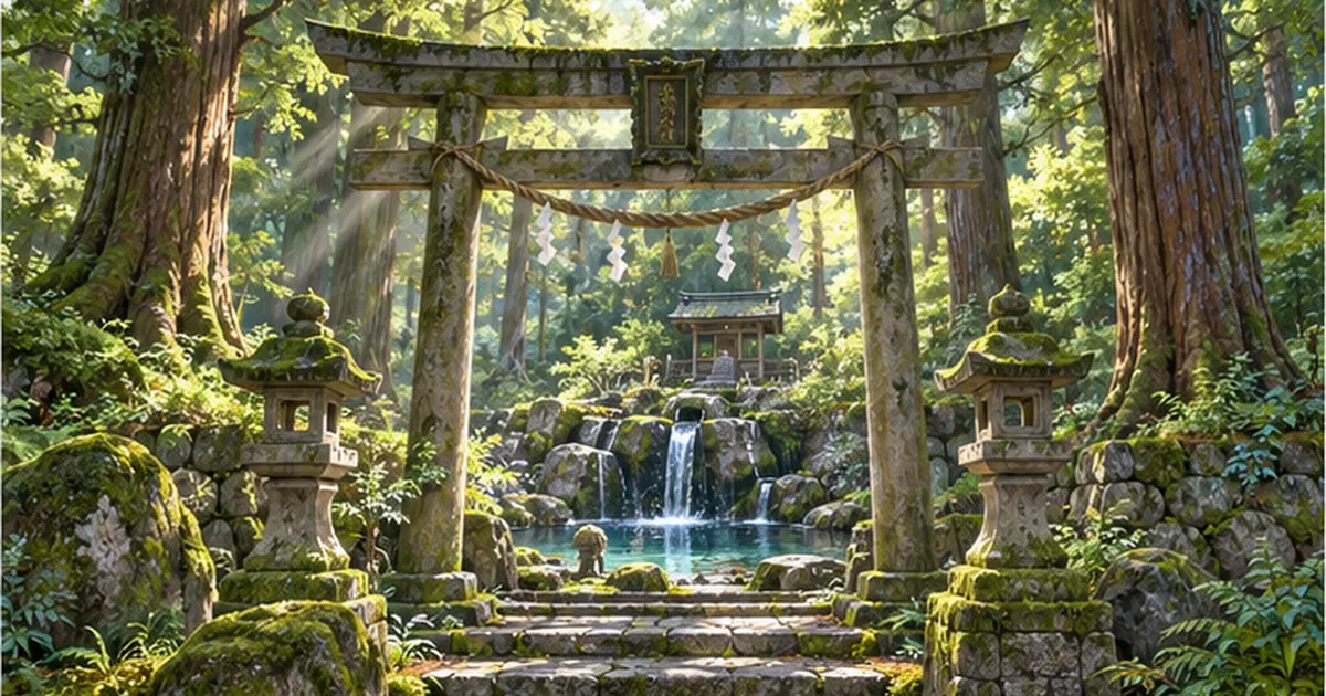 湧水の神社と龍神信仰｜水源を守った地域の掟