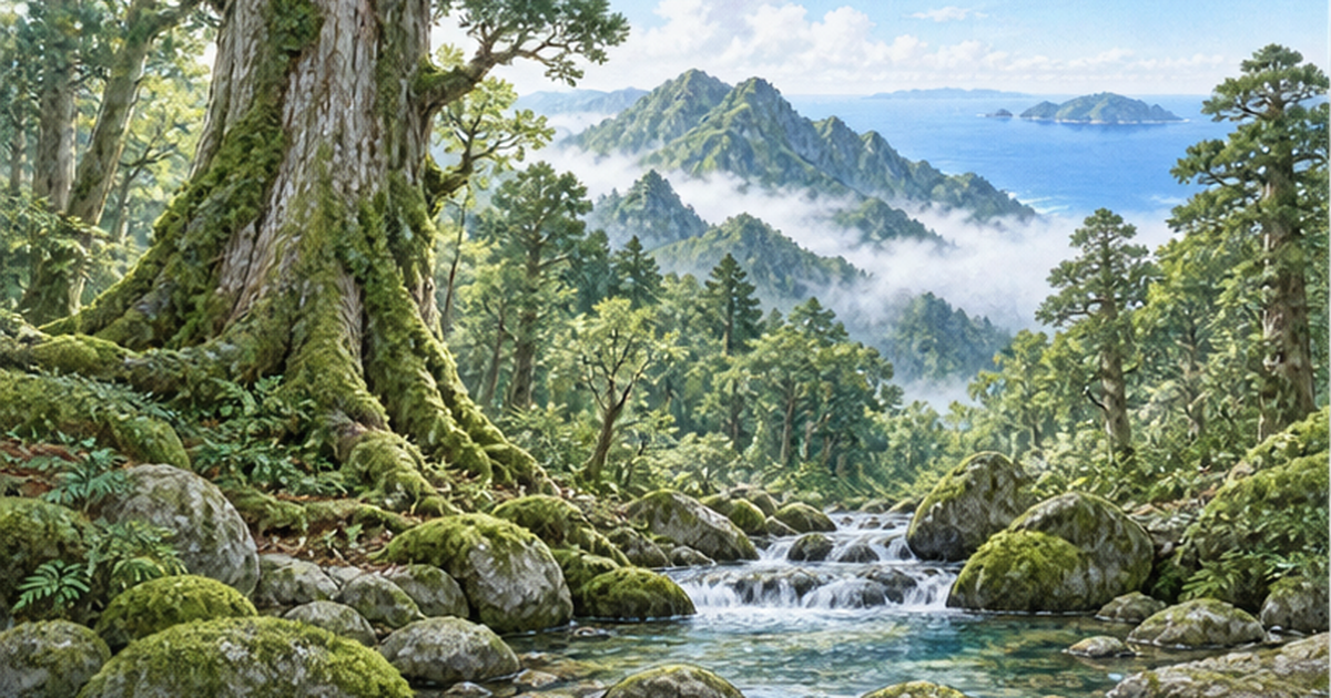 Yakushima's Ecosystems: Vertical Zonation and the Secret of Thousand-Year Cedars