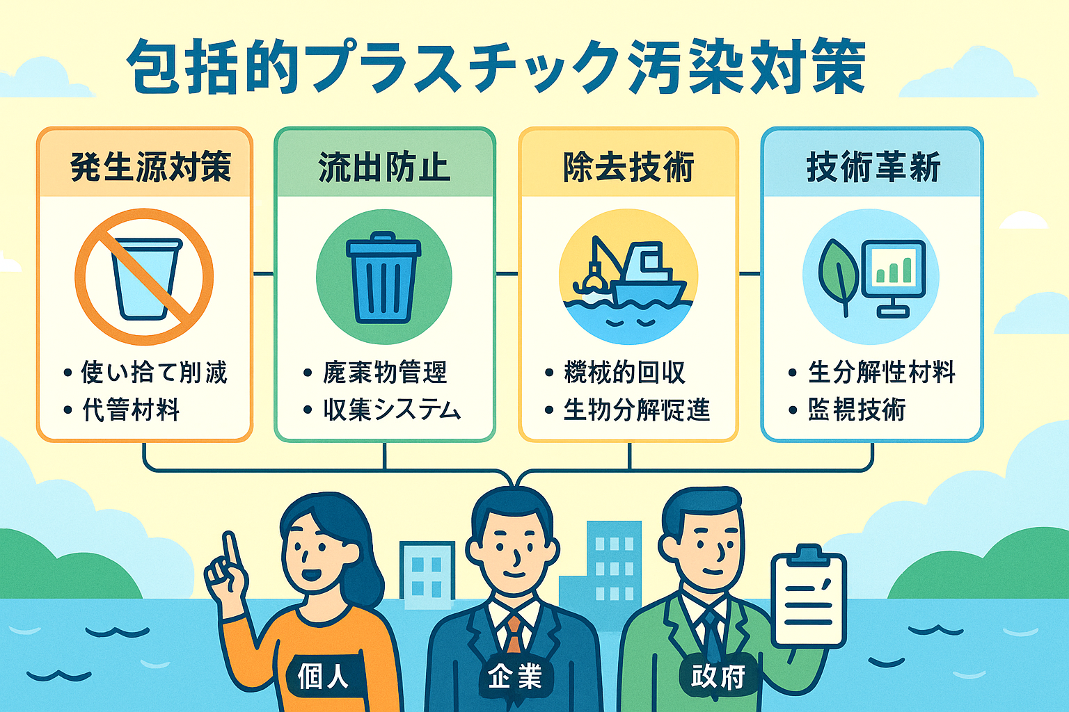 包括的プラスチック汚染対策